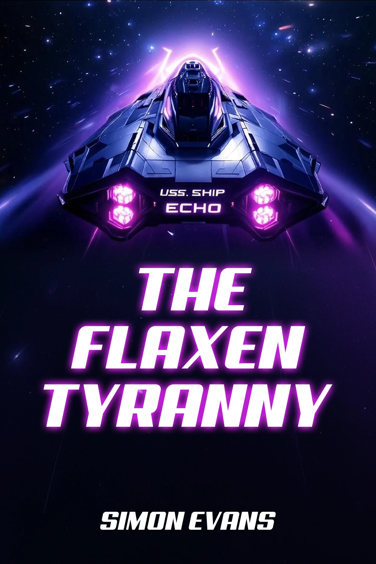 The Flaxen Tyranny by Simon Evans, book cover.